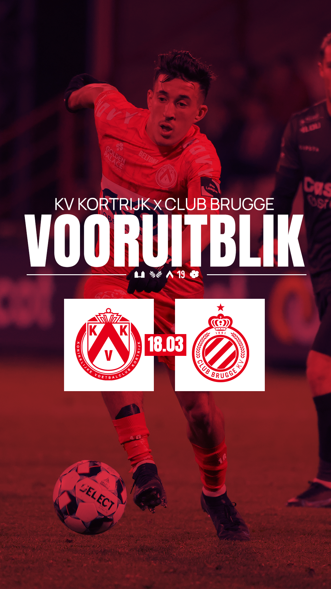 At my internship at KV Kortrijk i made a visual for upcoming matches amongst other things